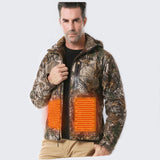 Camouflage Heated Suit Jungle Hunting Clothing